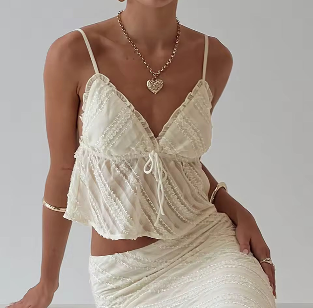 TOP BARDOT À POIS