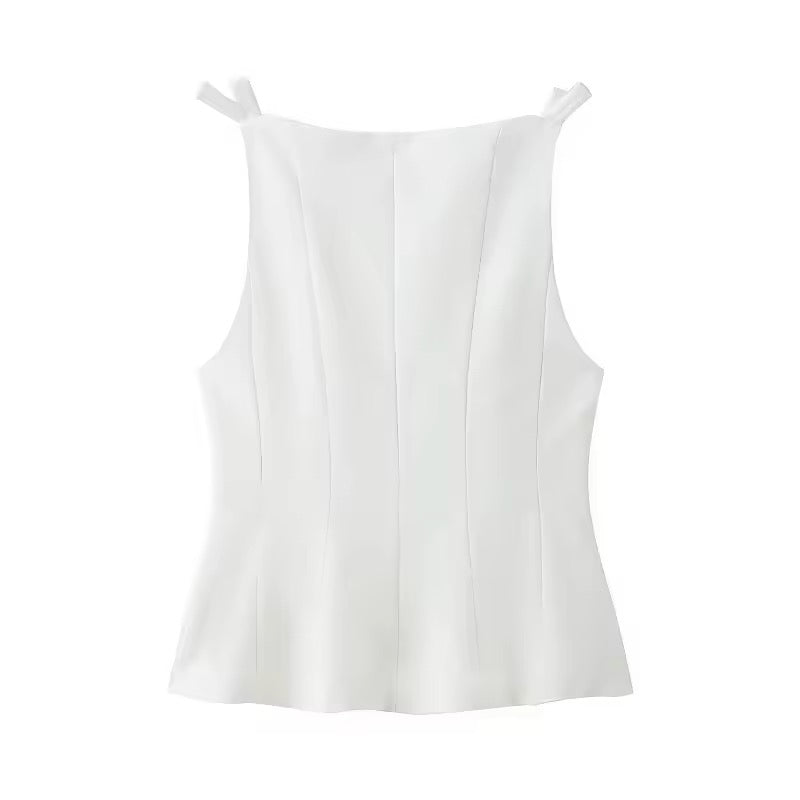 TOP SANS MANCHES À NŒUDS