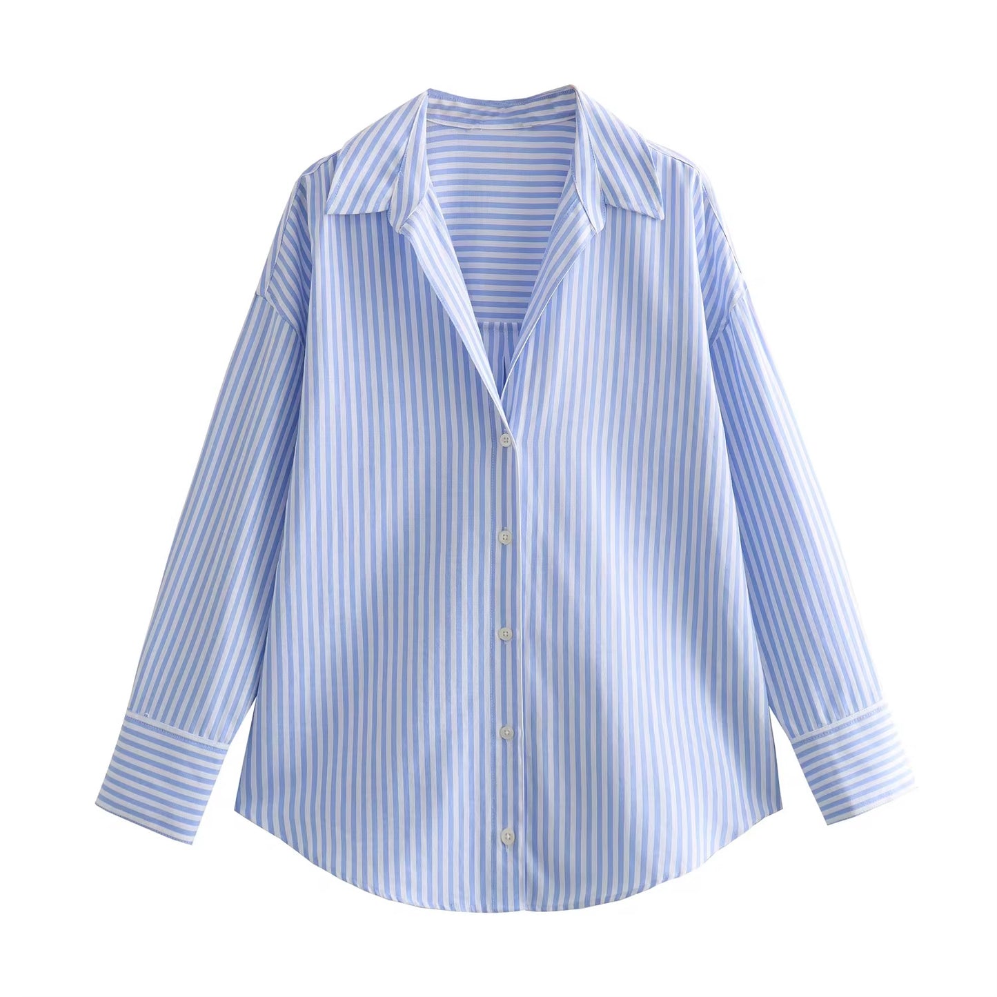 CHEMISE OVERSIZE À RAYURES FINES