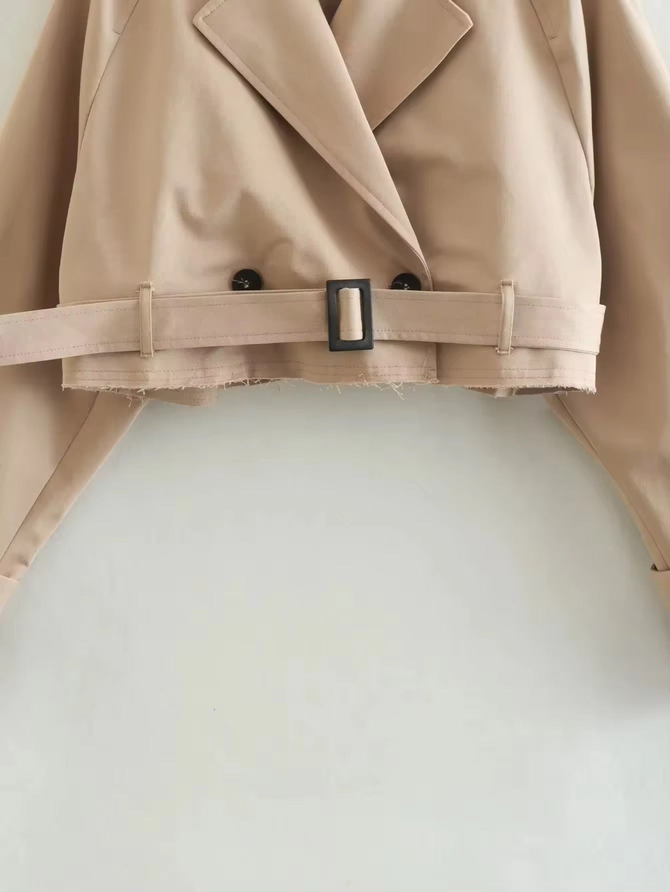 TRENCH-COAT COURT CROISÉ