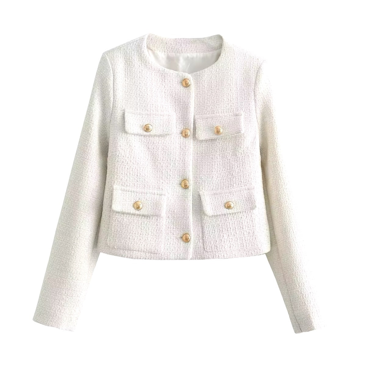 Giacca corta con bottoni • Donna