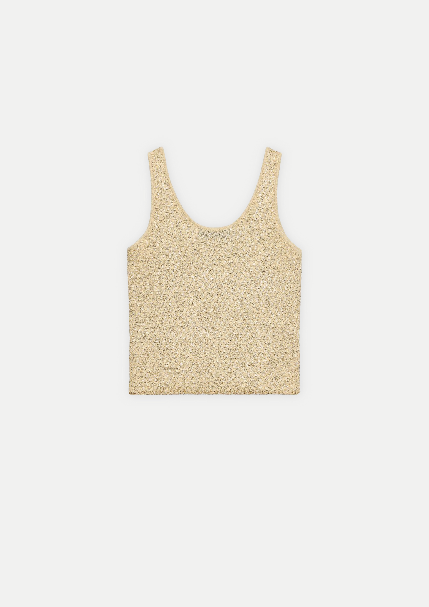 TOP EN MAILLE À SEQUINS