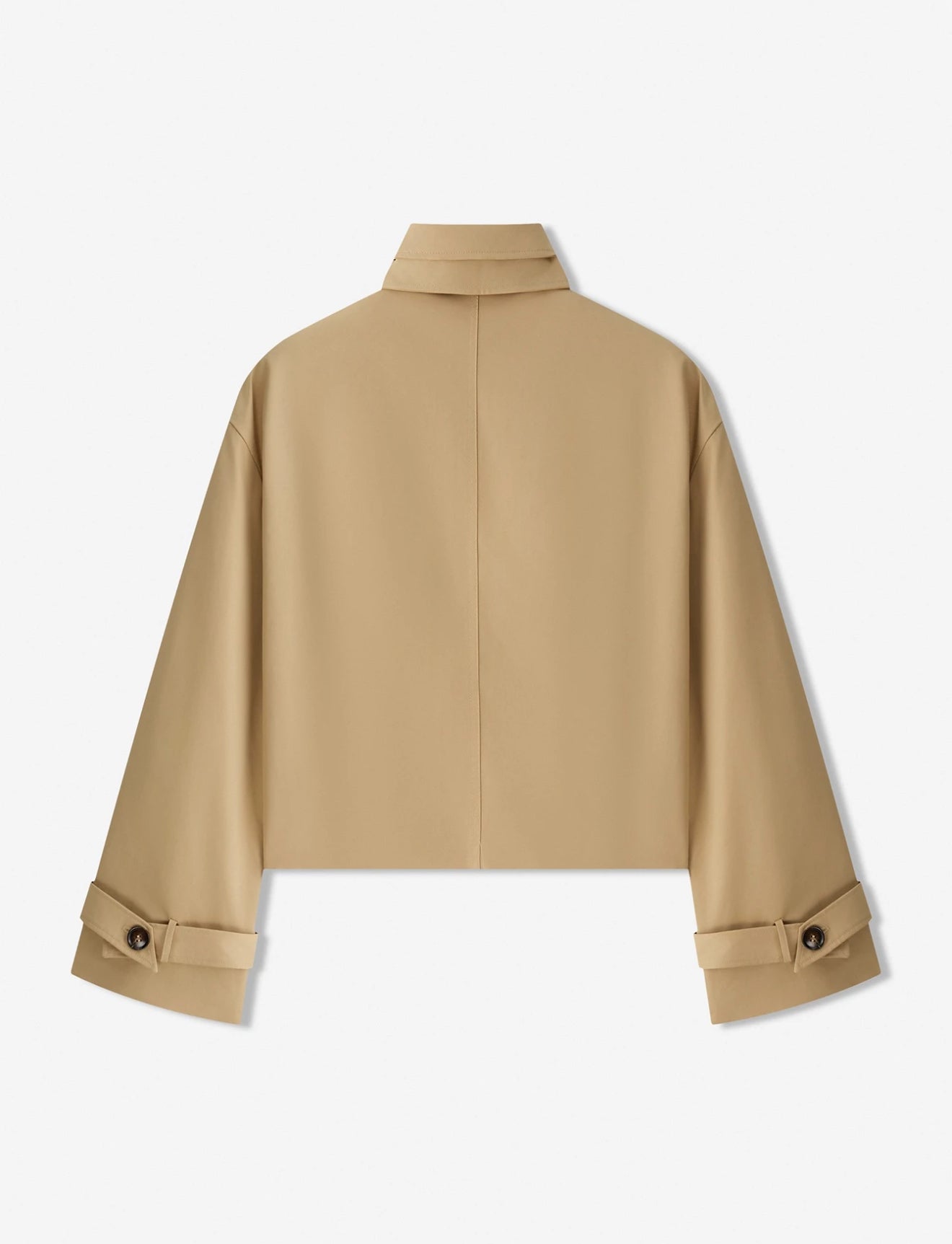 VESTE COURTE DOUBLE-BOUTONNAGE À NOEUD