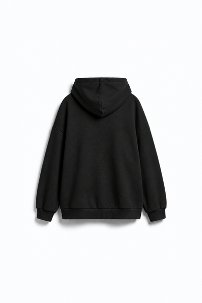 HOODIE OVERSIZE MINIMALISTE EN MOLLETON