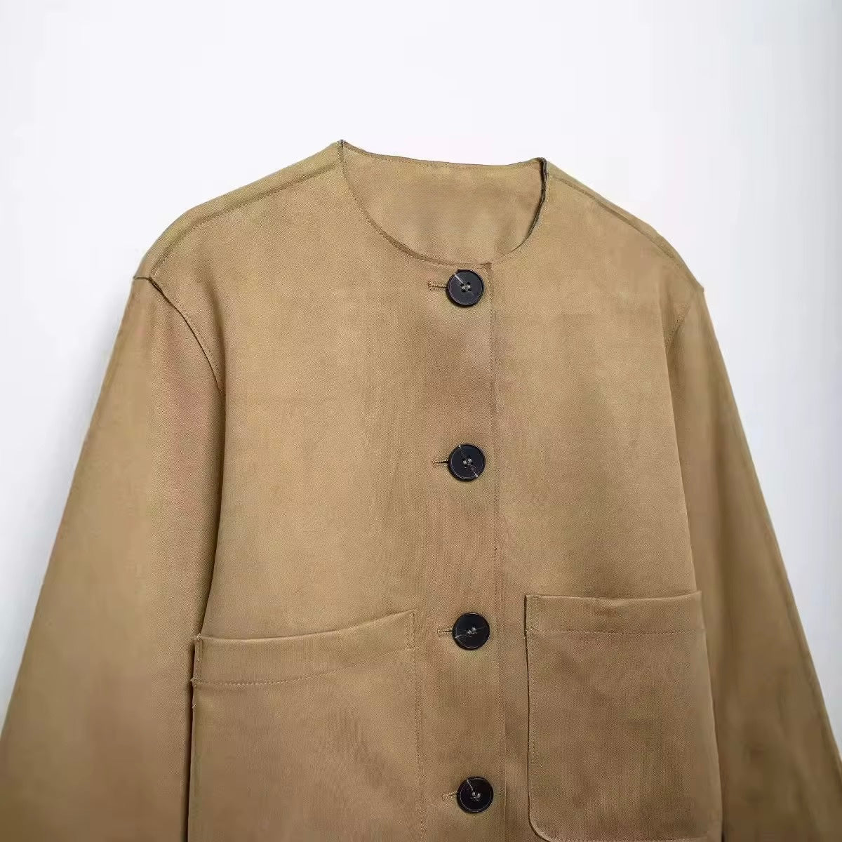 GIACCA CORTA IN CAMOSCIO