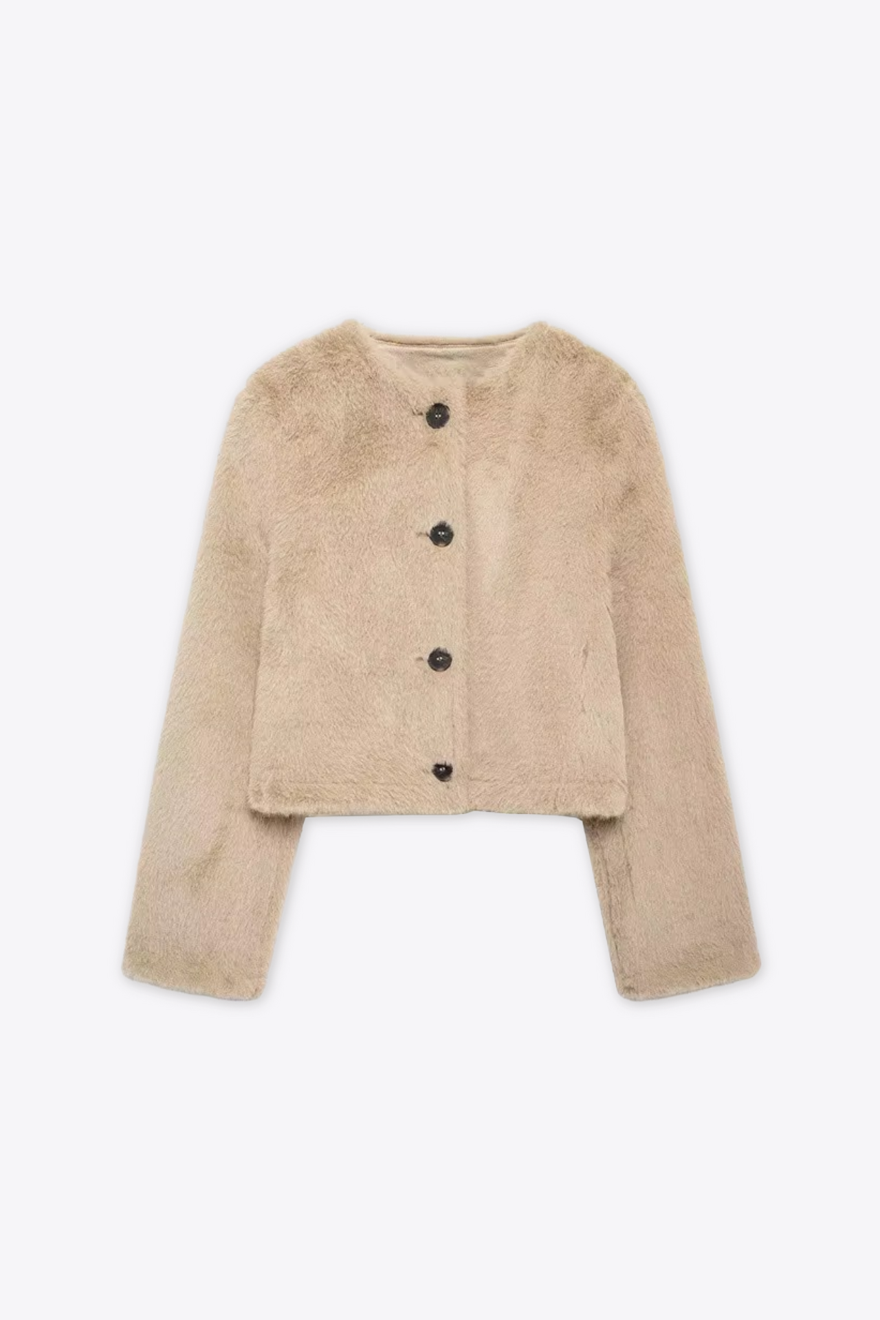 Giacca effetto pelliccia • Donna