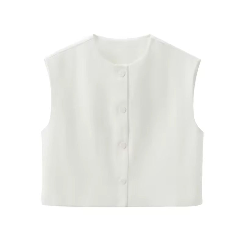 GILET COURT SANS MANCHES