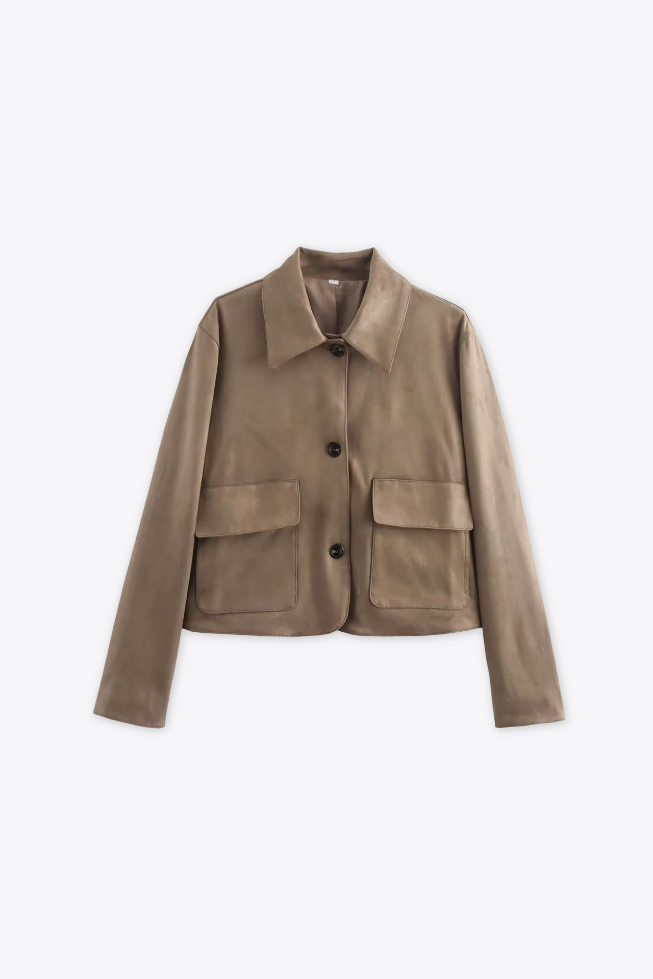 GIACCA IN PELLE SCAMOSCIATA PU