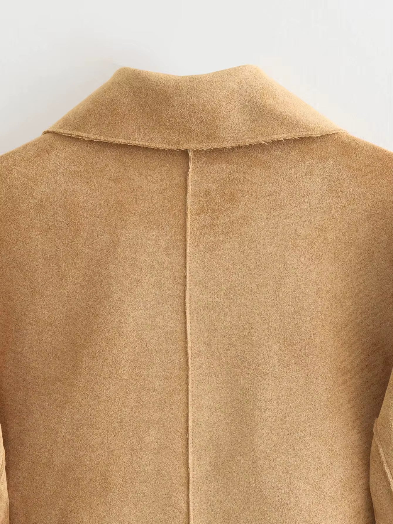 GIACCA IN PELLE SCAMOSCIATA PU