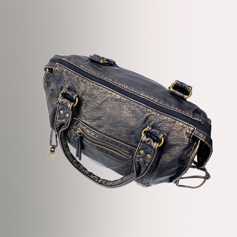 Maison Mossen PU Leather Handbag