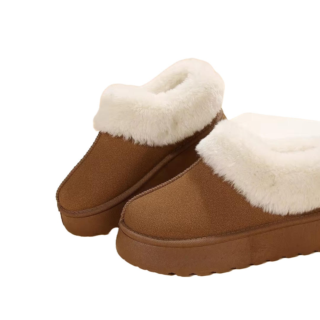 CHAUSSONS EN FOURRURE