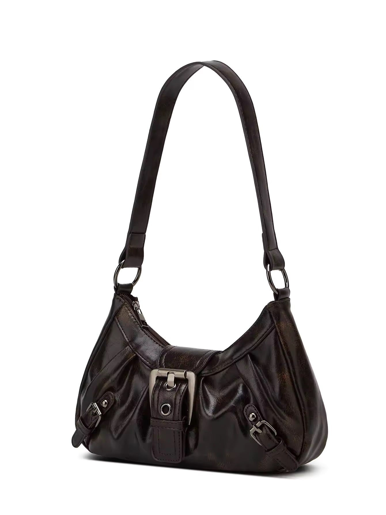 Borsa chic con fibbia in metallo