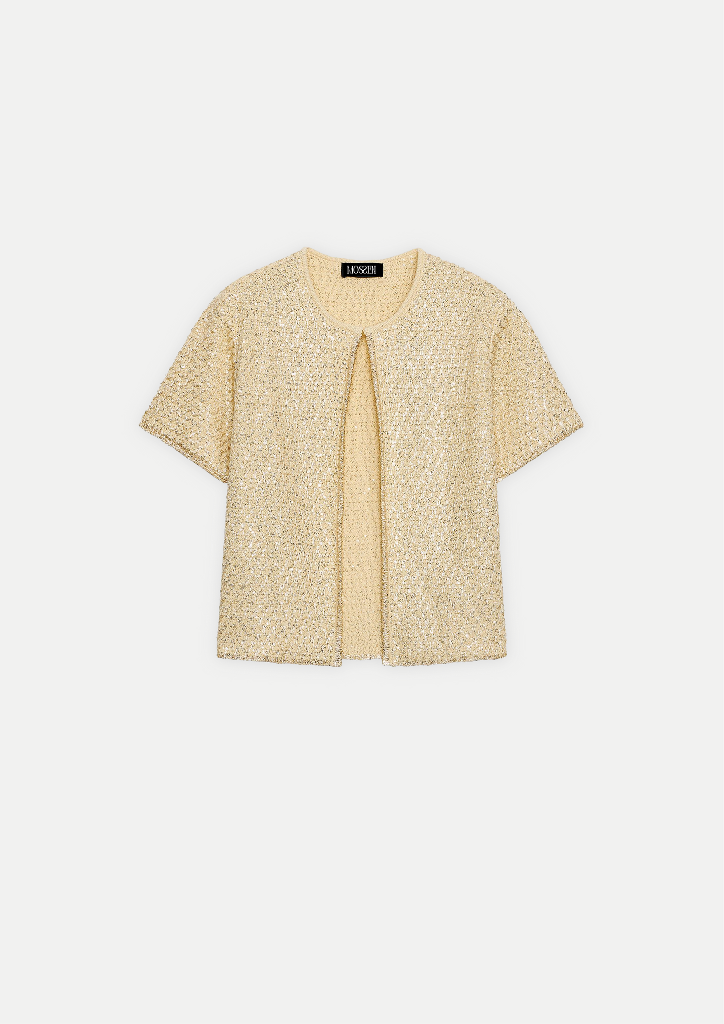 TOP EN MAILLE À SEQUINS