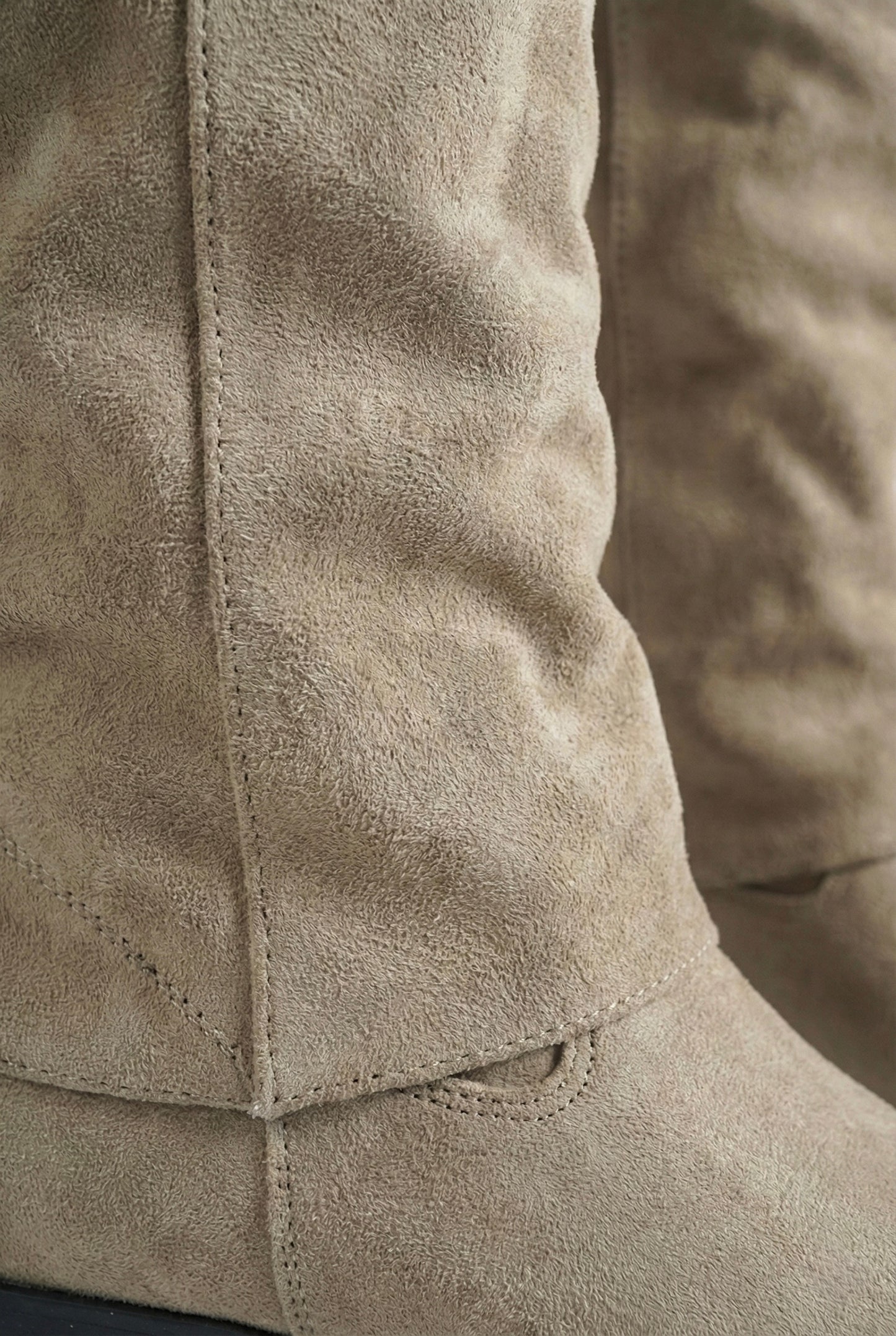 BOTTES HAUTES À TALON BAS SOUPLE