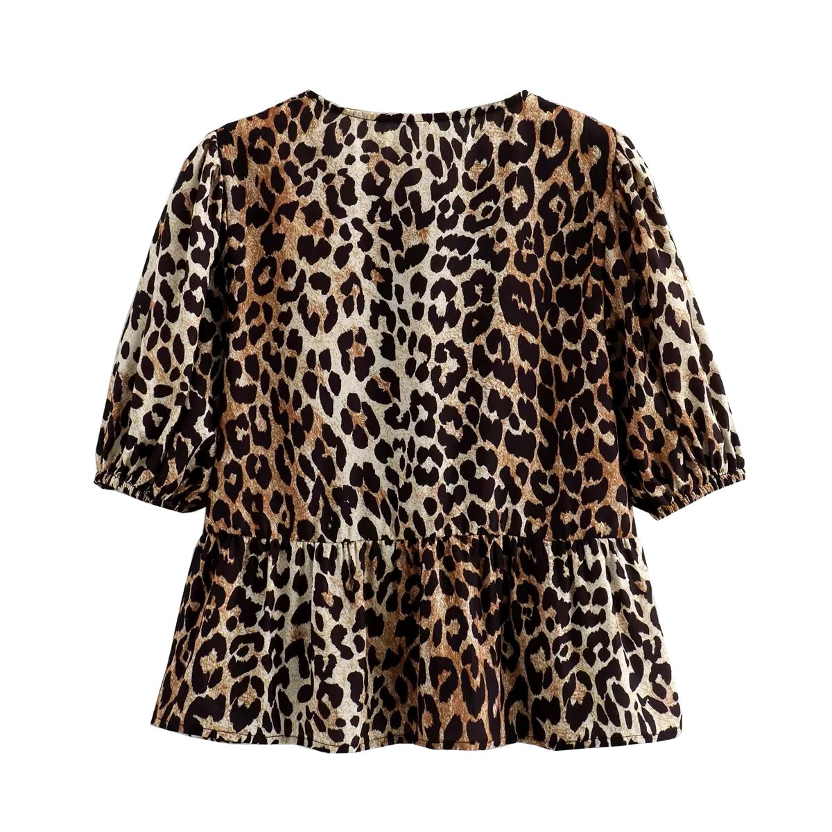 BLOUSE IMPRIMÉE LÉOPARD