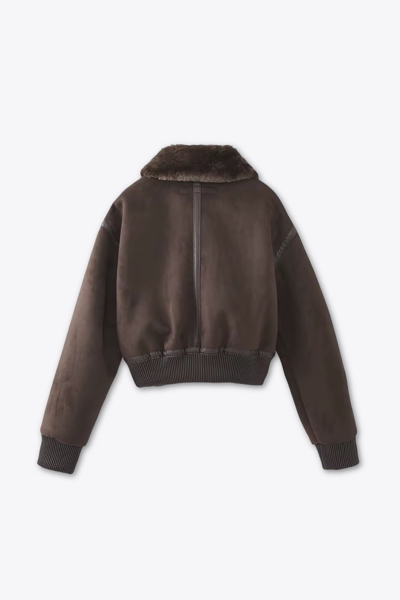 BLOUSON BOMBER DOUBLÉ FOURRURE