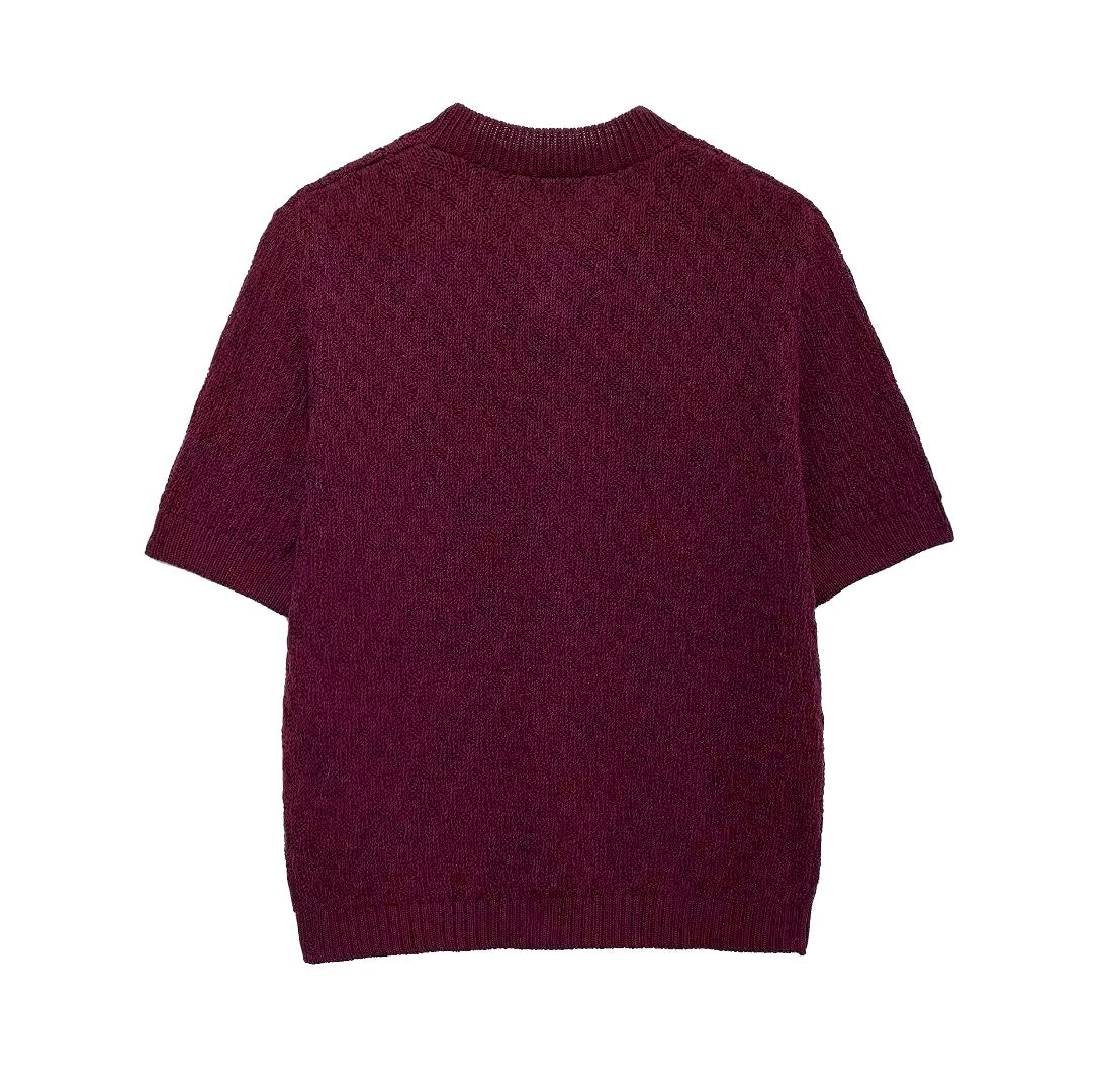 CARDIGAN TEXTURÉ À BOUTONS ORNEMENTAUX