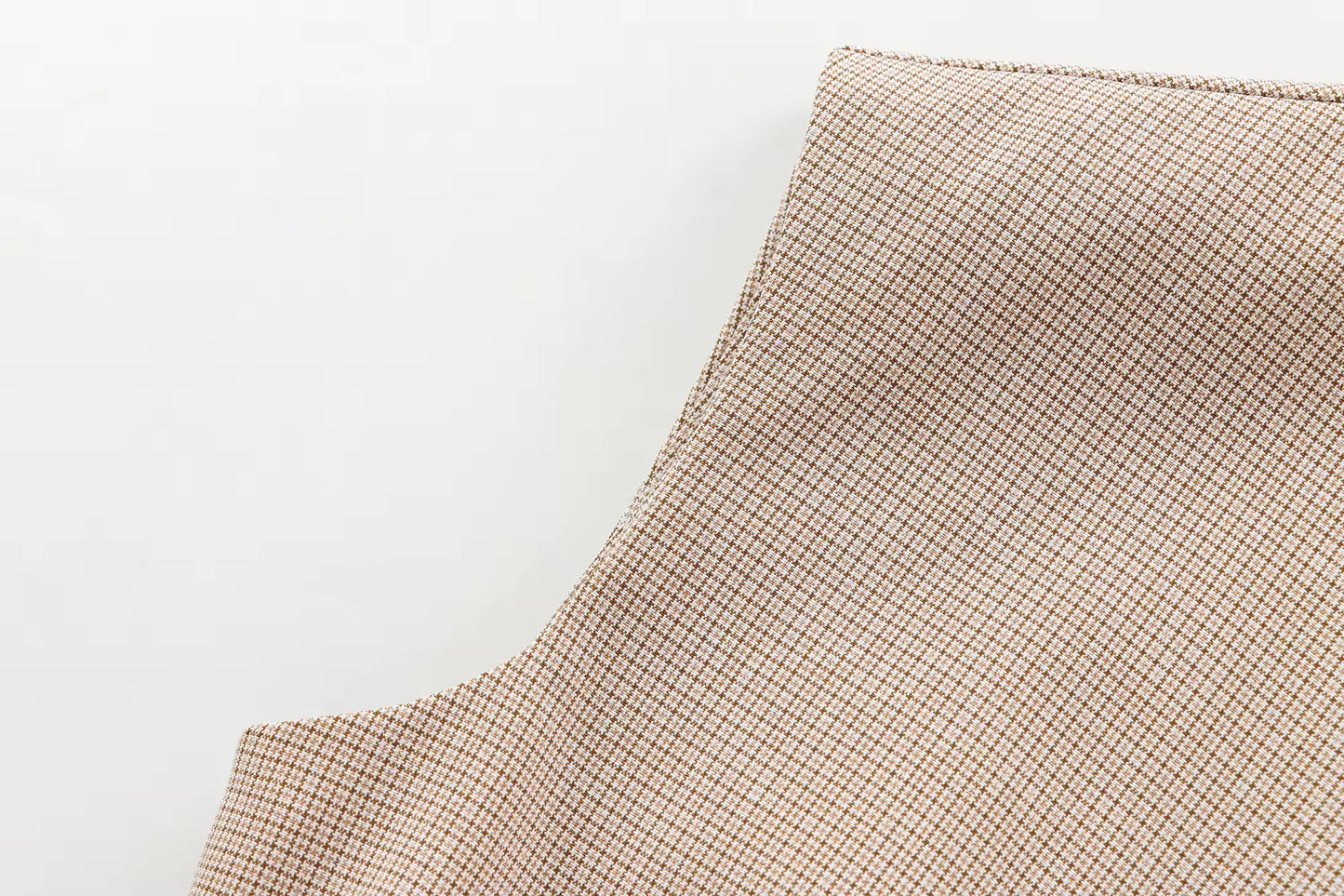 GILET SANS MANCHES À CARREAUX