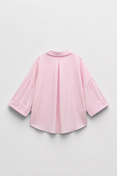 CHEMISE À COL CLASSIQUE AMPLE