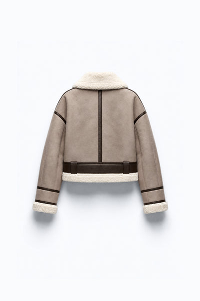 LINED AVIATOR JACKET