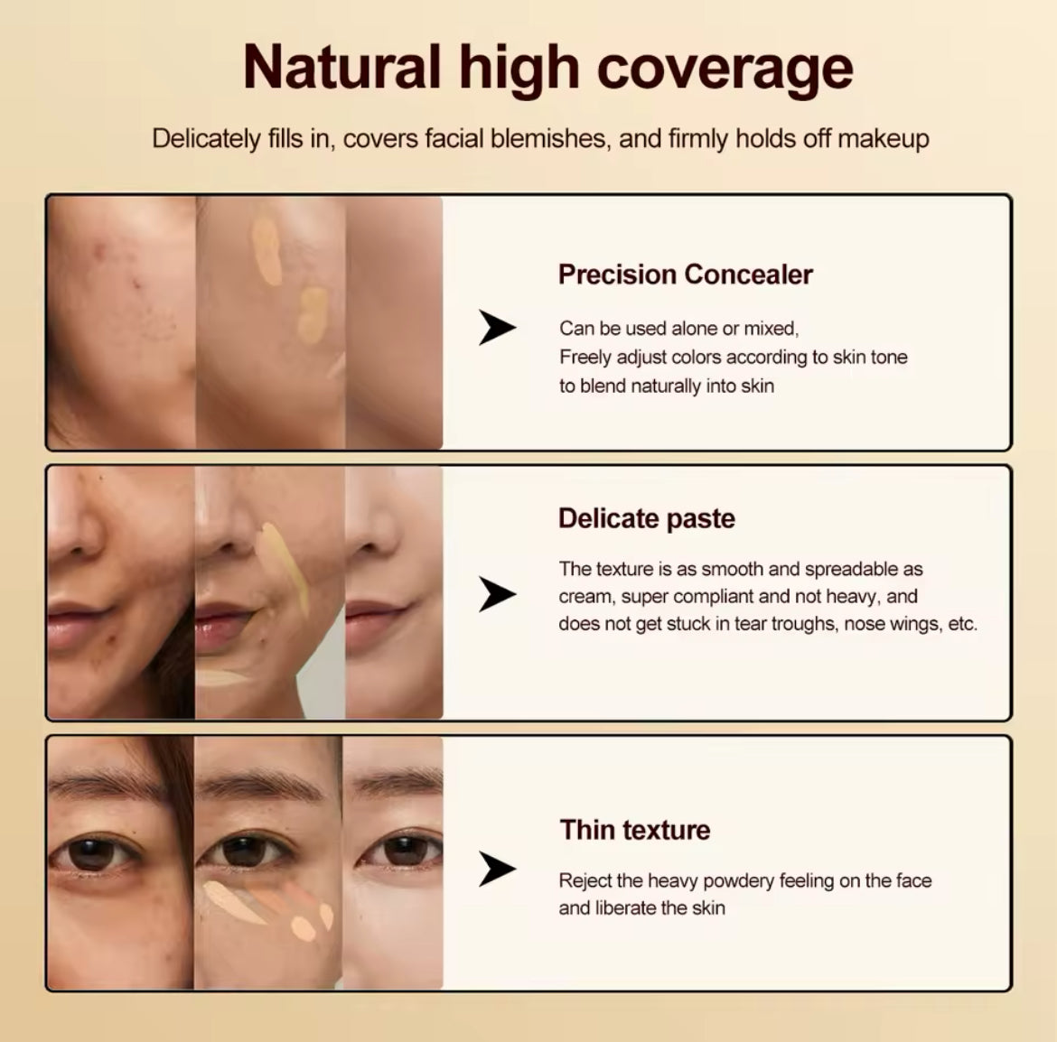 15-color face concealer palette