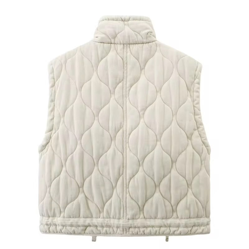 GILET TRAPUNTATO SENZA MANICHE