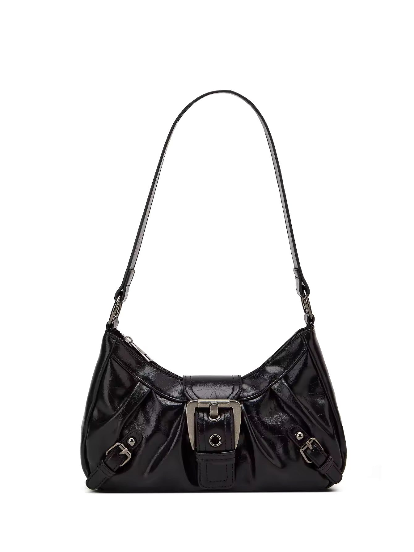 Borsa chic con fibbia in metallo