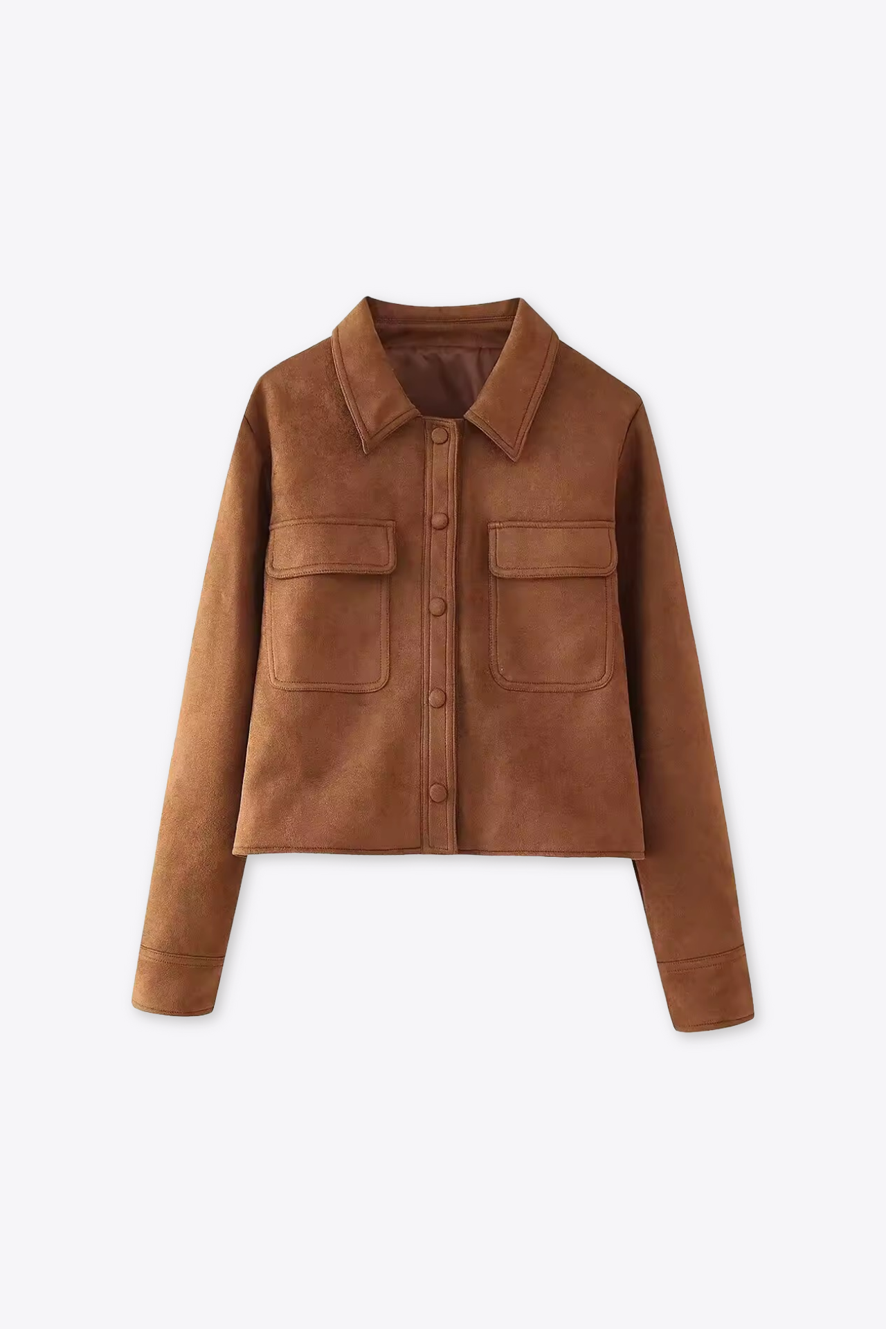 GIACCA IN PELLE SCAMOSCIATA PU
