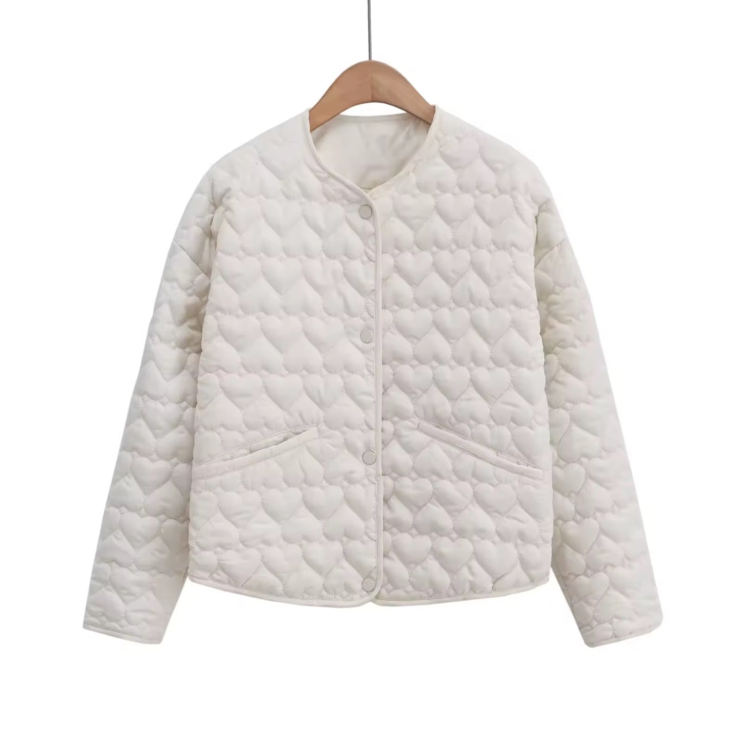 VESTE MATELASSÉE À BOUTONS PRESSION