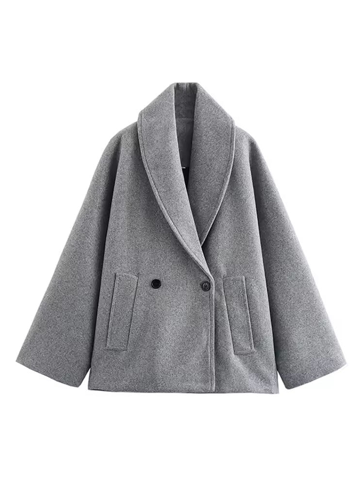 Giacca chic con ampio collo