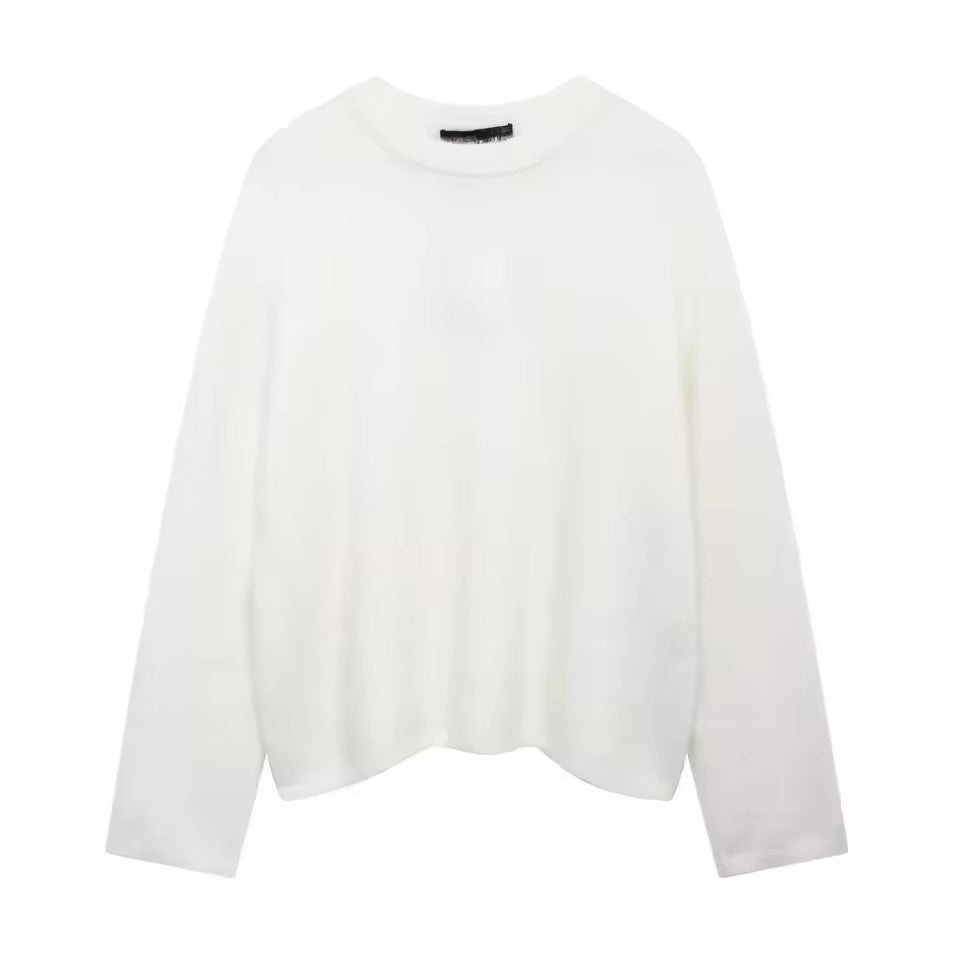 PULL FLUFFY À COL ROND