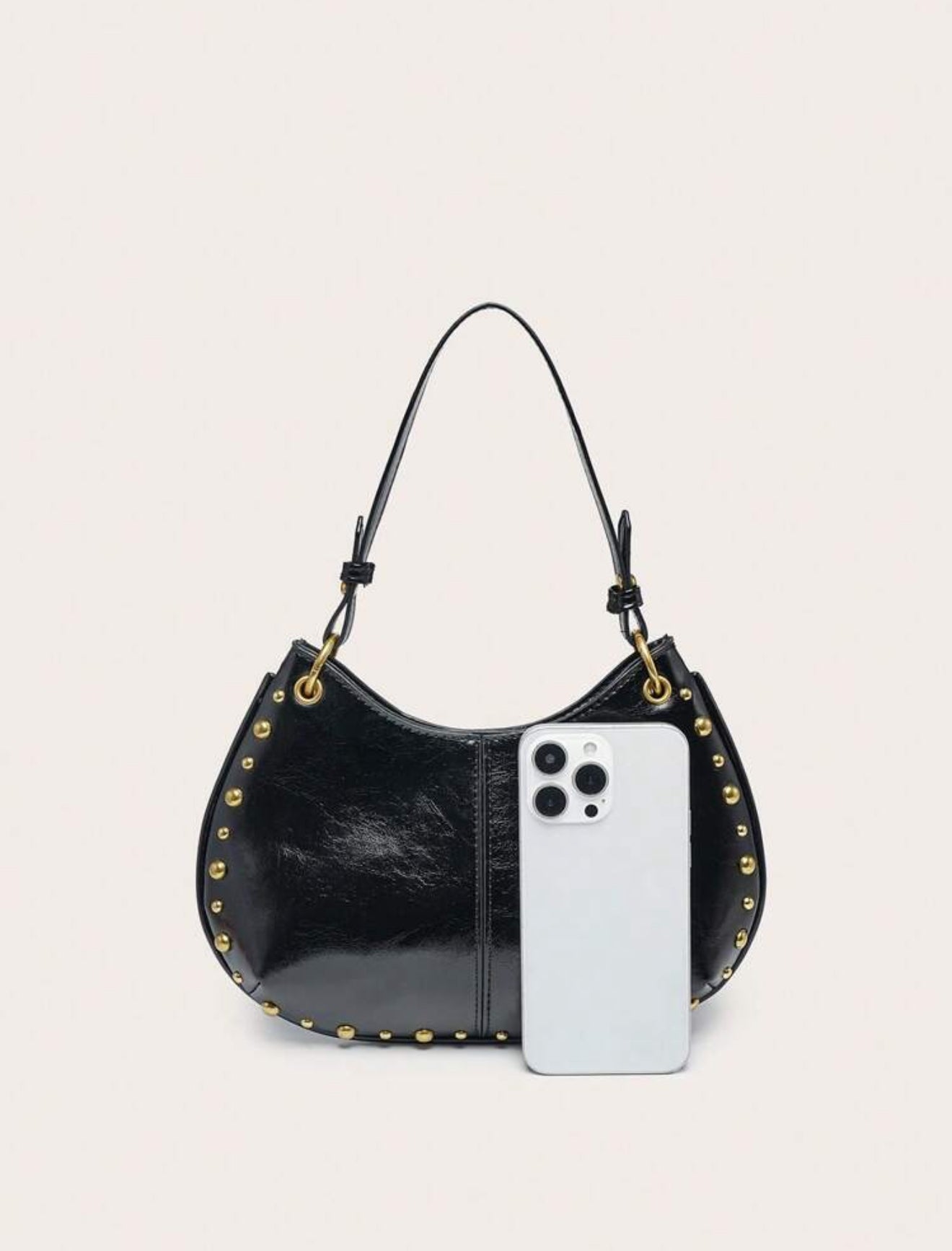 SAC DÉCO STUDS EN CUIR PU