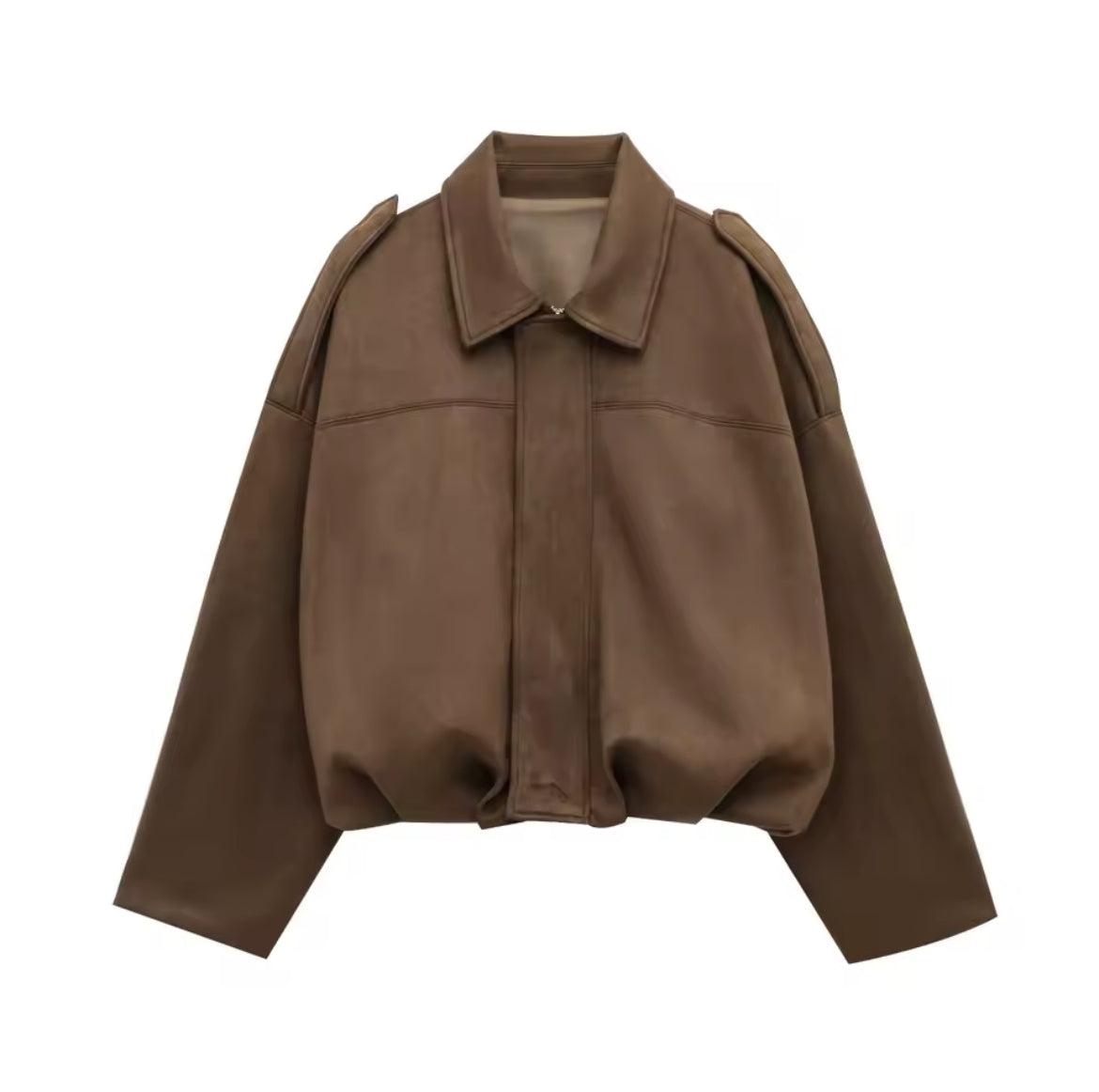 BLOUSON AMPLE EFFET DAIM