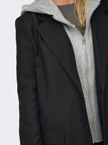 BLAZER CON CAPPUCCIO E ZIP