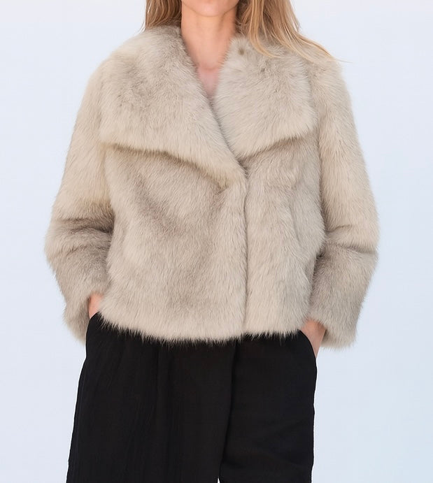 VESTE EFFET FOURRURE