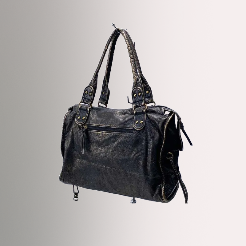 Maison Mossen PU Leather Handbag