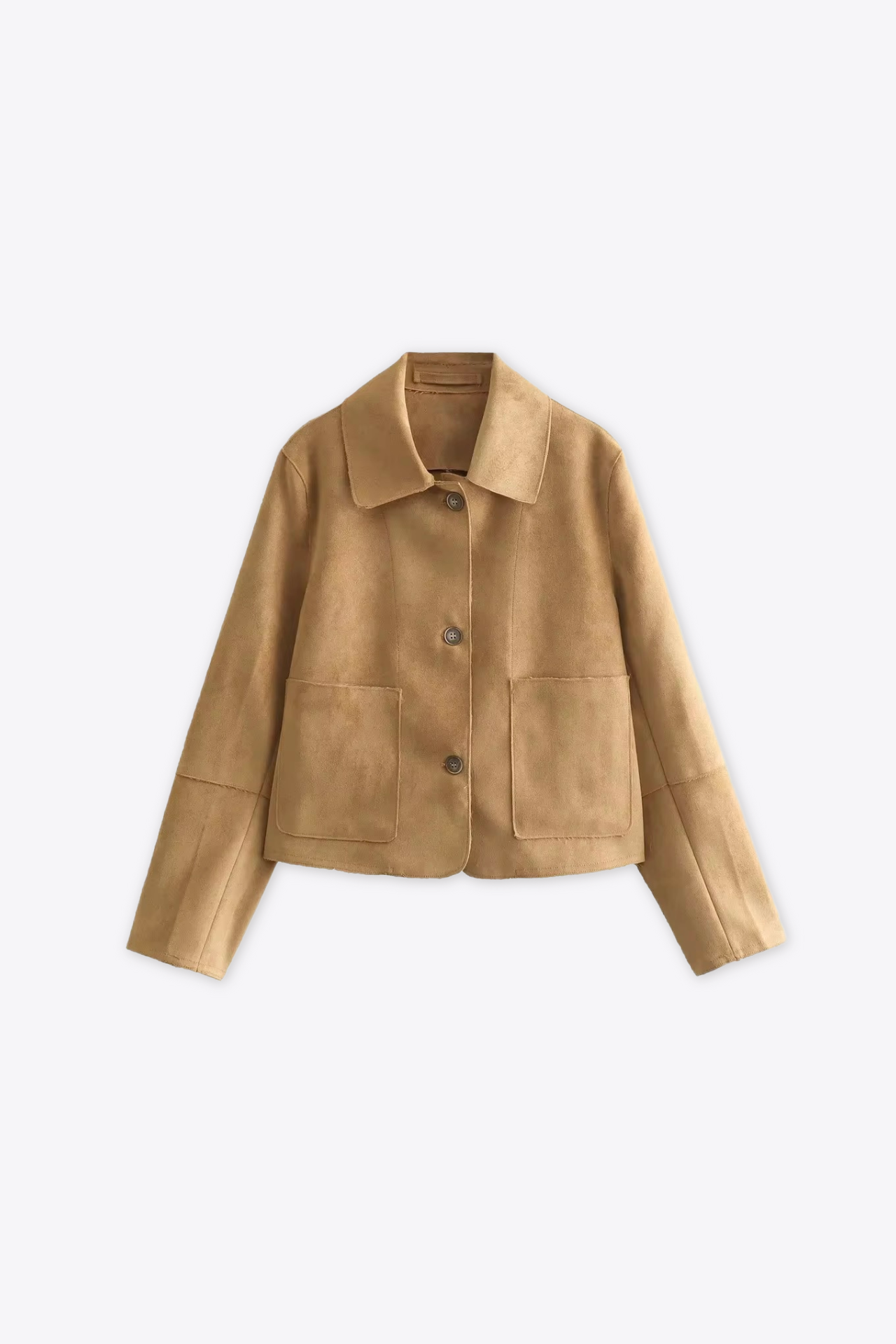 GIACCA IN PELLE SCAMOSCIATA PU