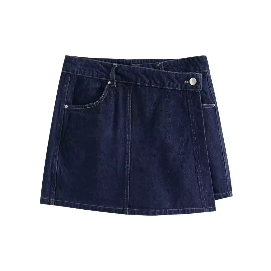 ENSEMBLE JUPE BLOUSE EN JEAN