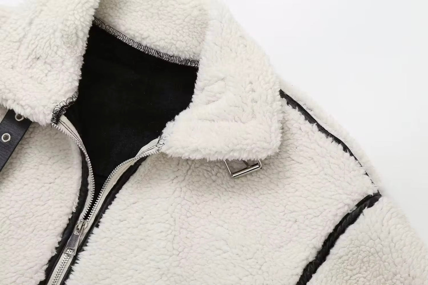 CAPPOTTO EFFETTO LANA GESSO