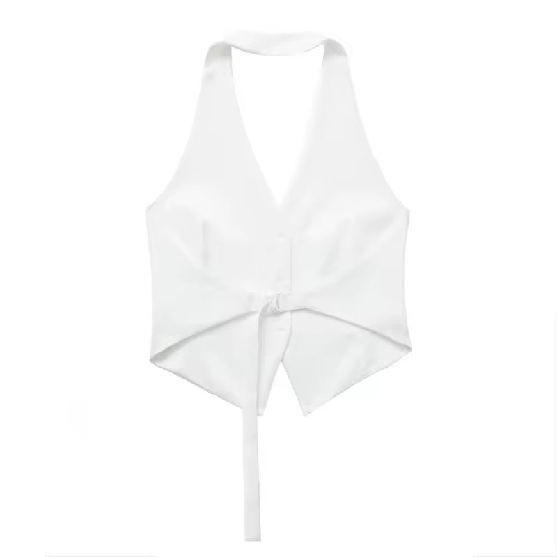 TOP GILET DOS NU