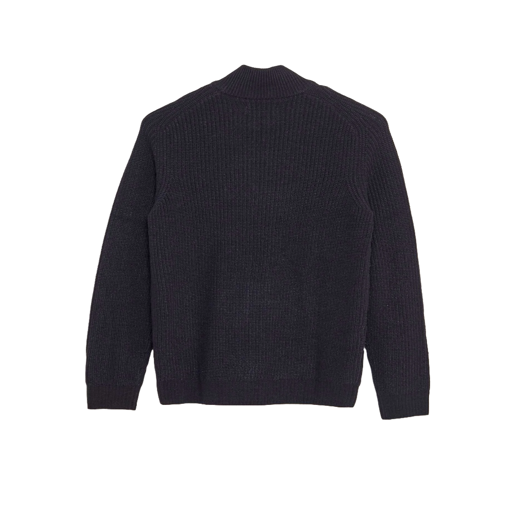 Maglione lavorato a maglia con zip - Uomo