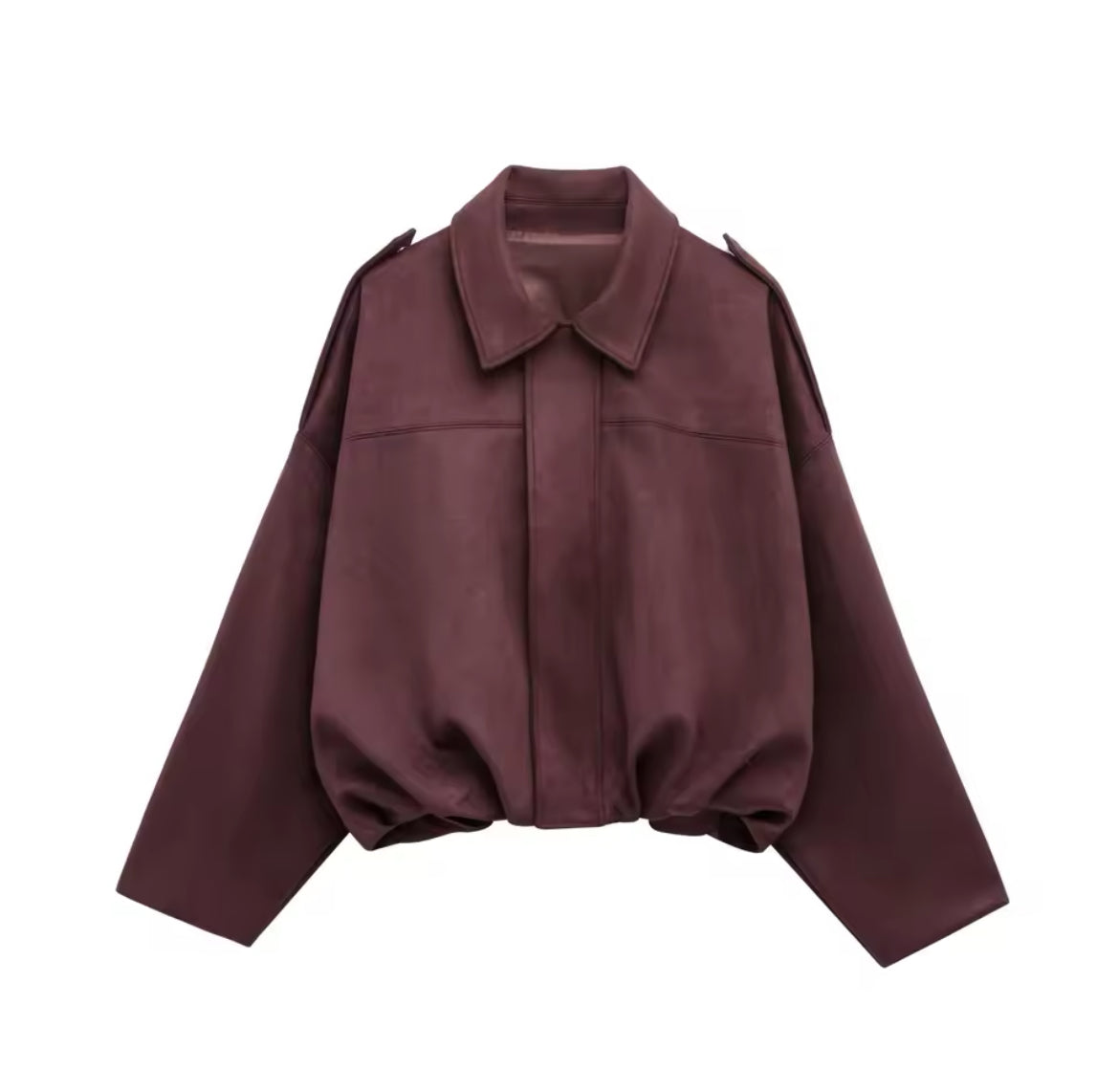 BLOUSON AMPLE EFFET DAIM