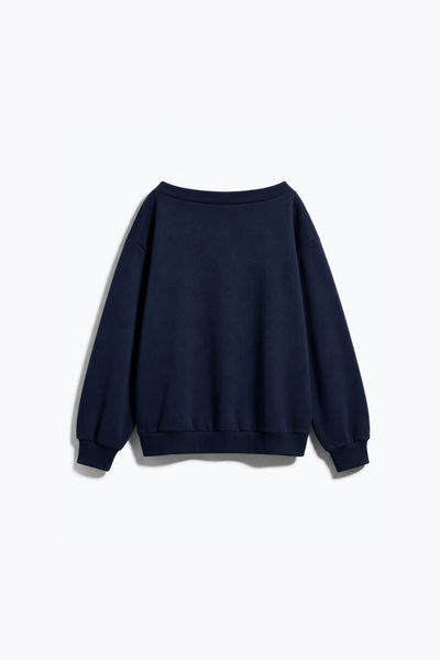SWEATSHIRT EN MOLLETON À ENCOLURE BATEAU