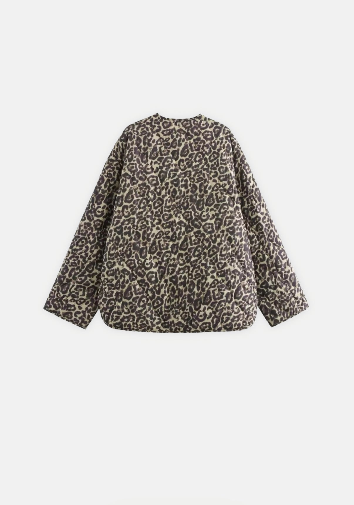 VESTE MATELASSÉE IMPRIMÉ LÉOPARD