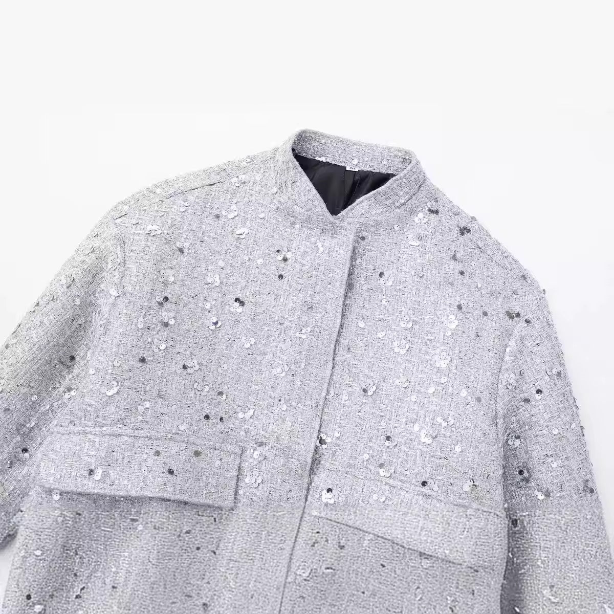 Embroidered sequined jacket - Women