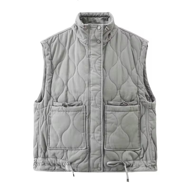 GILET TRAPUNTATO SENZA MANICHE