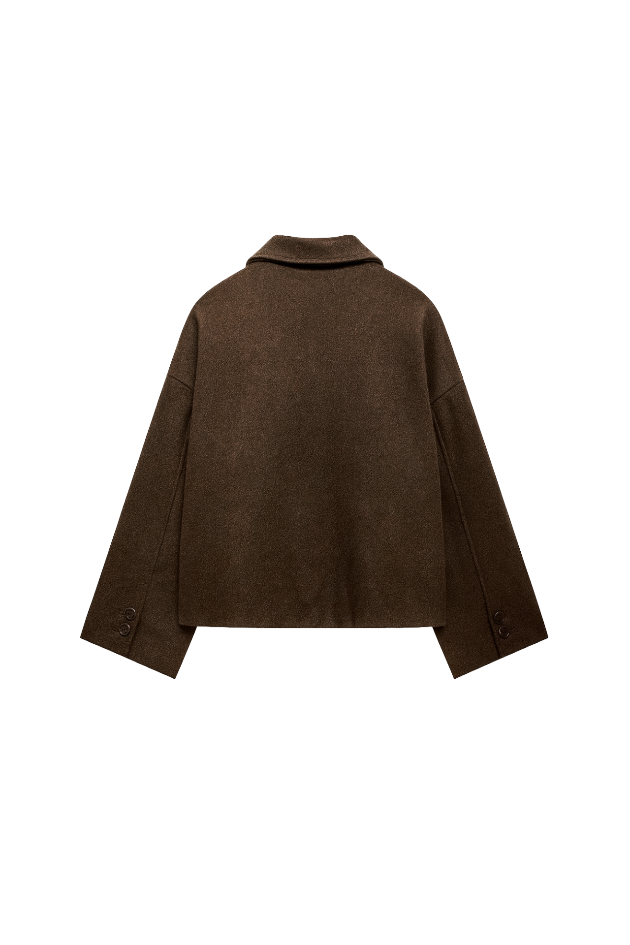 VESTE COURTE EFFET LAINE