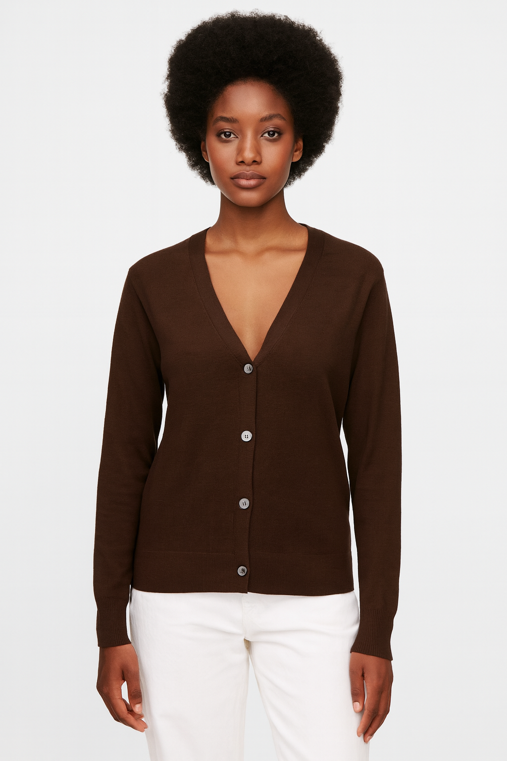 Cardigan à col V • Femme
