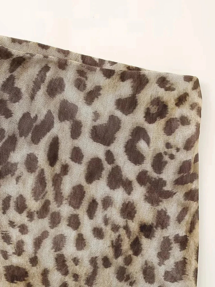 Leopard Print Skirt Set • Women
