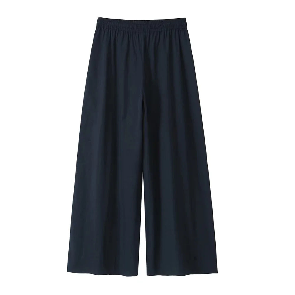 ENSEMBLE CHEMISE NOUÉE ET PANTALON LARGE